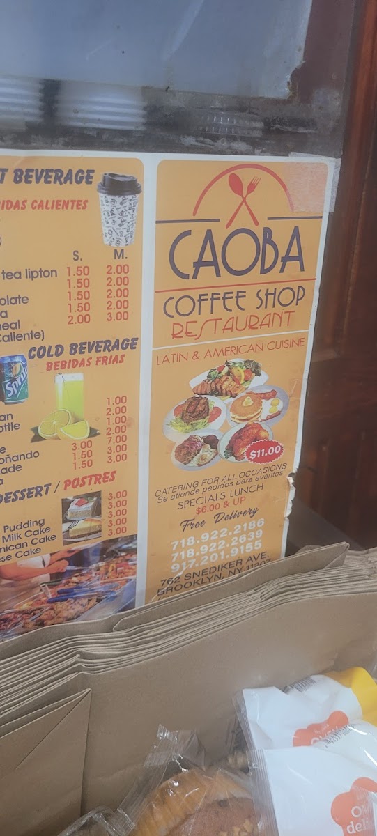 Caoba Menu - Image 4